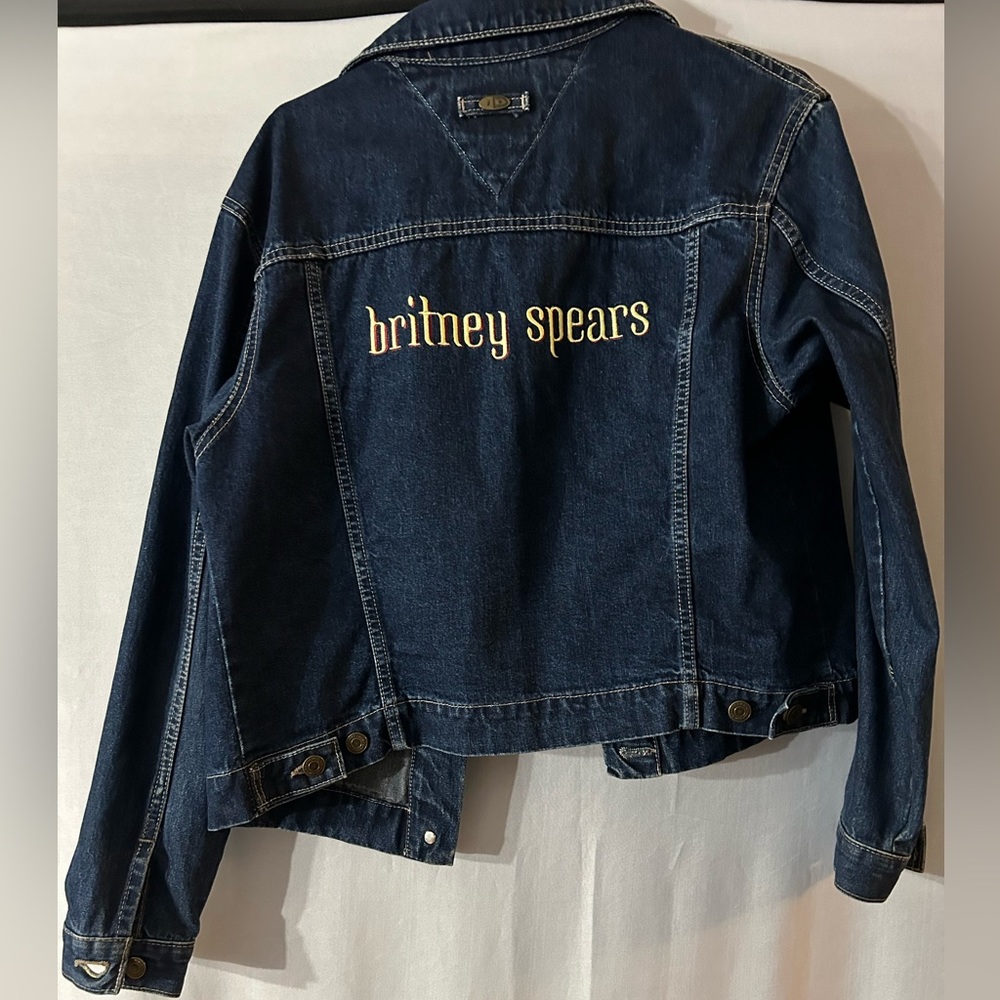Vintage Britney Spears Embroidered Jean Denim Jacket